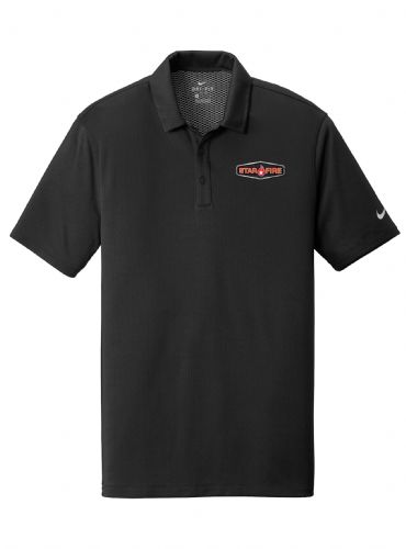Nike Dri-FIT Hex Textured Polo - Black