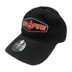 Relaxed Twill Fitted Cap - Black